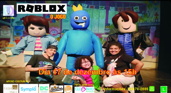 Roblox no Teatro – Espetáculo Infantil